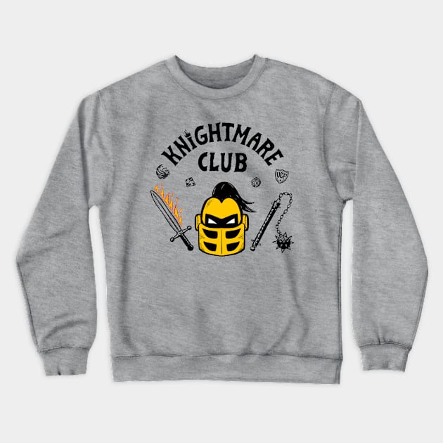 Knightmare Club Crewneck Sweatshirt by Coco Boo Designs